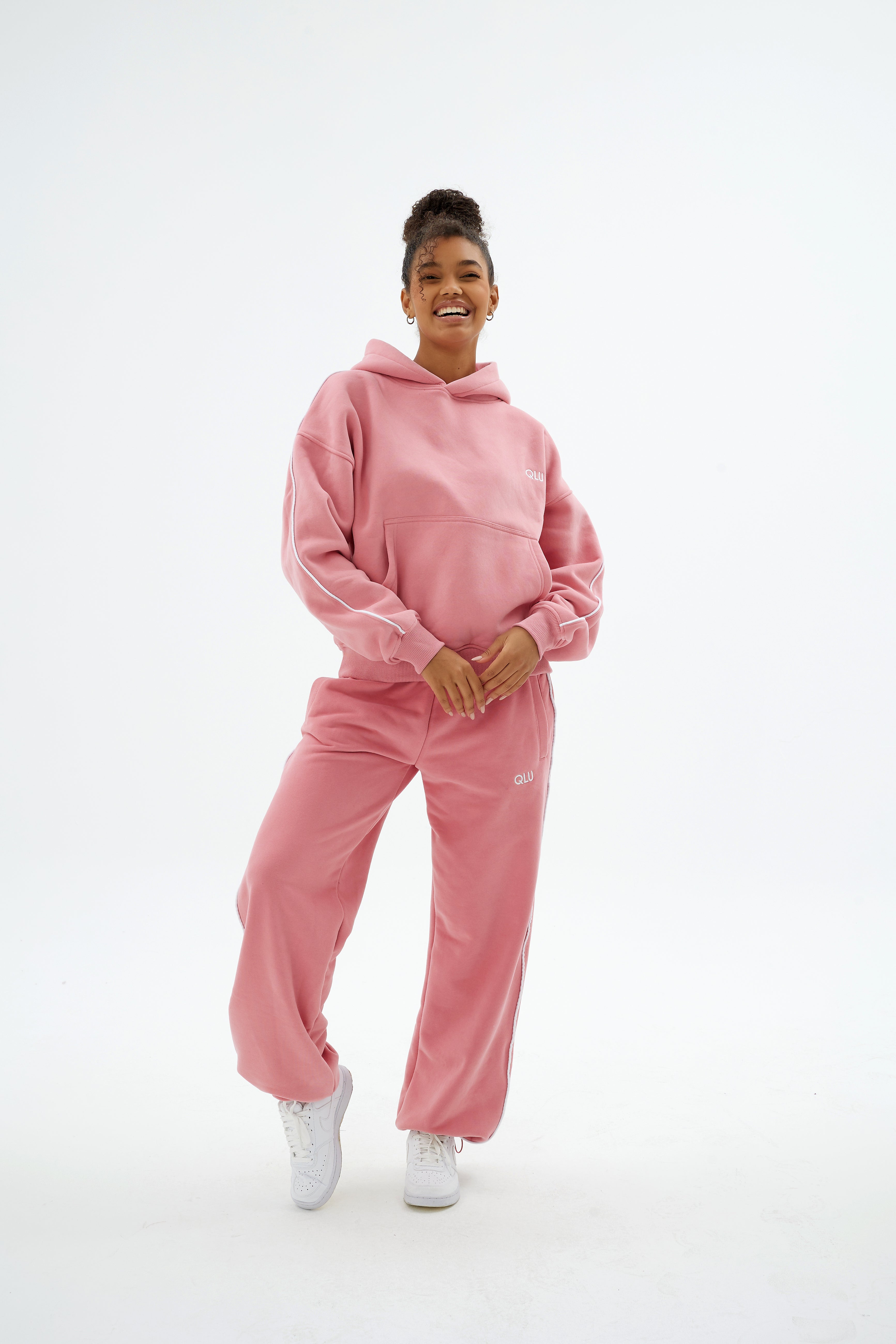 josemoon ピンク パールスウェット 完売 Rise Collection Kadın Line Jogger – Bare Pink | QLU