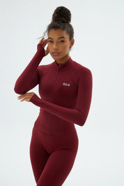 Rise Align Jacket - Velvet Red