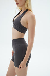 Rise Crossline Bra - Coal Grey