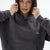Rise Collection Kadın Line Hoodie – Coal Grey