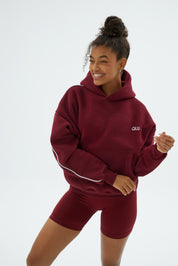Rise Collection Kadın Line Hoodie – Velvet Red