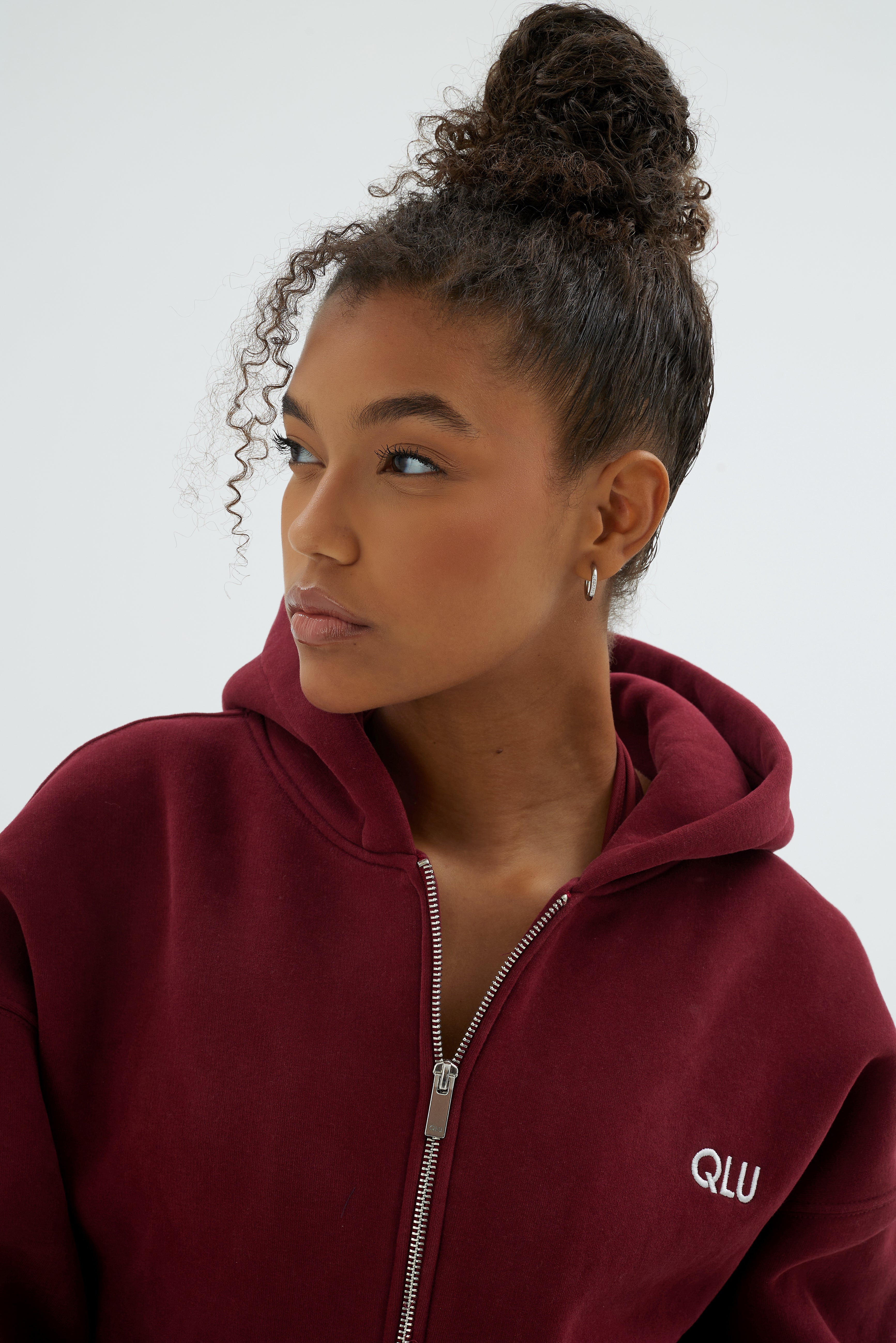 Rise Collection Kadın Zip Jacket – Velvet Red