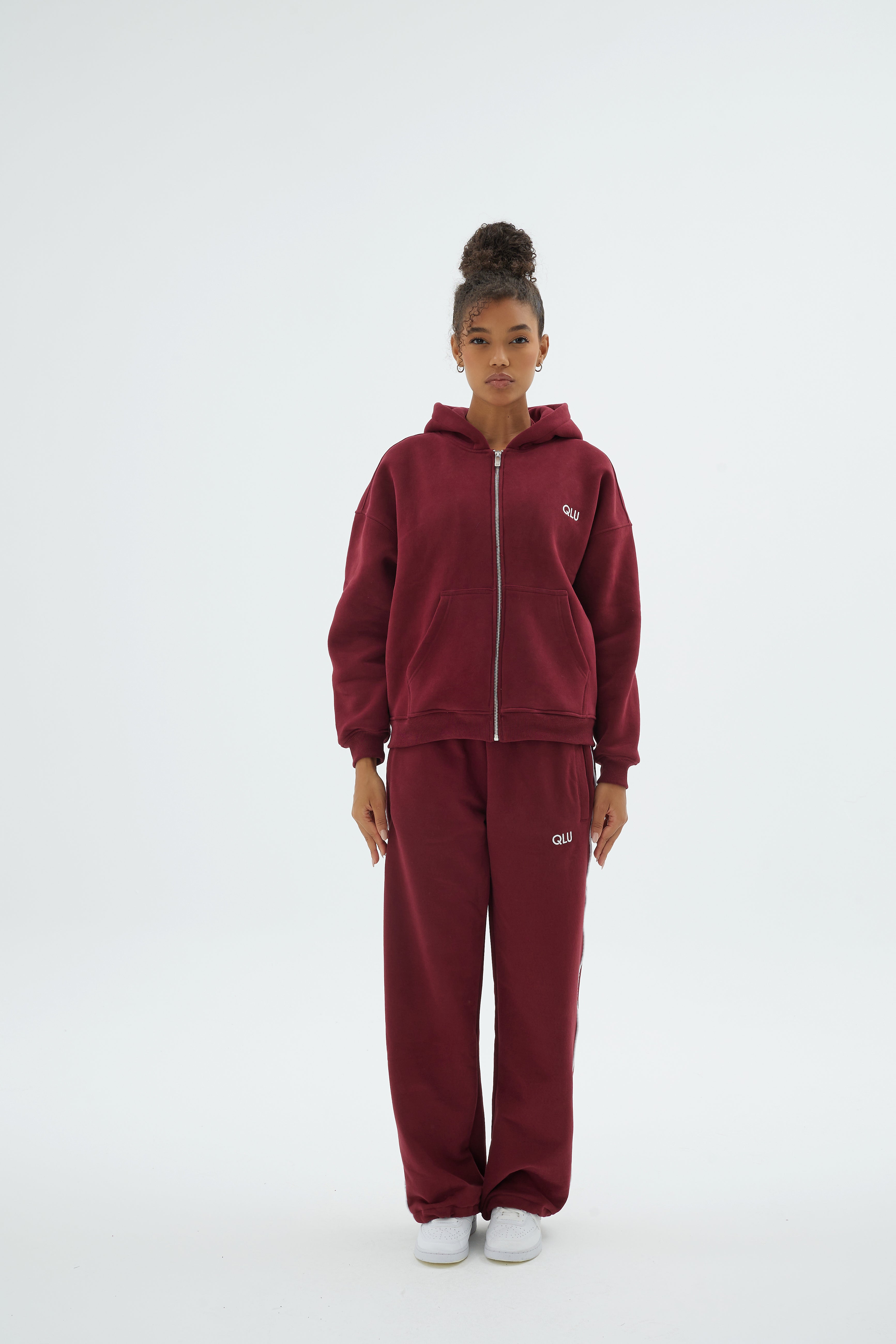 Rise Collection Kadın Line Jogger – Velvet Red