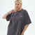 Rise Collection Kadın Overlay T-Shirt – Coal Grey