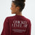 Rise Collection Kadın Overlay T-Shirt – Velvet Red