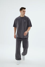 Rise Collection Erkek Combed T-Shirt – Coal Grey