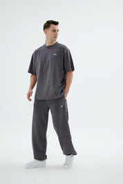 Rise Collection Erkek Combed T-Shirt – Coal Grey