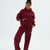 Rise Collection Kadın Line Jogger – Velvet Red