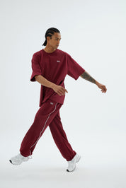 Rise Collection Erkek Line Jogger – Velvet Red