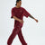 Rise Collection Erkek Line Jogger – Velvet Red