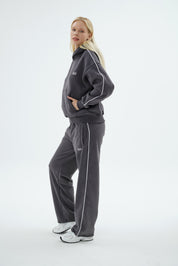 Rise Collection Kadın Line Hoodie – Coal Grey