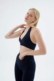 Rise Crossline Bra - Dark Blue