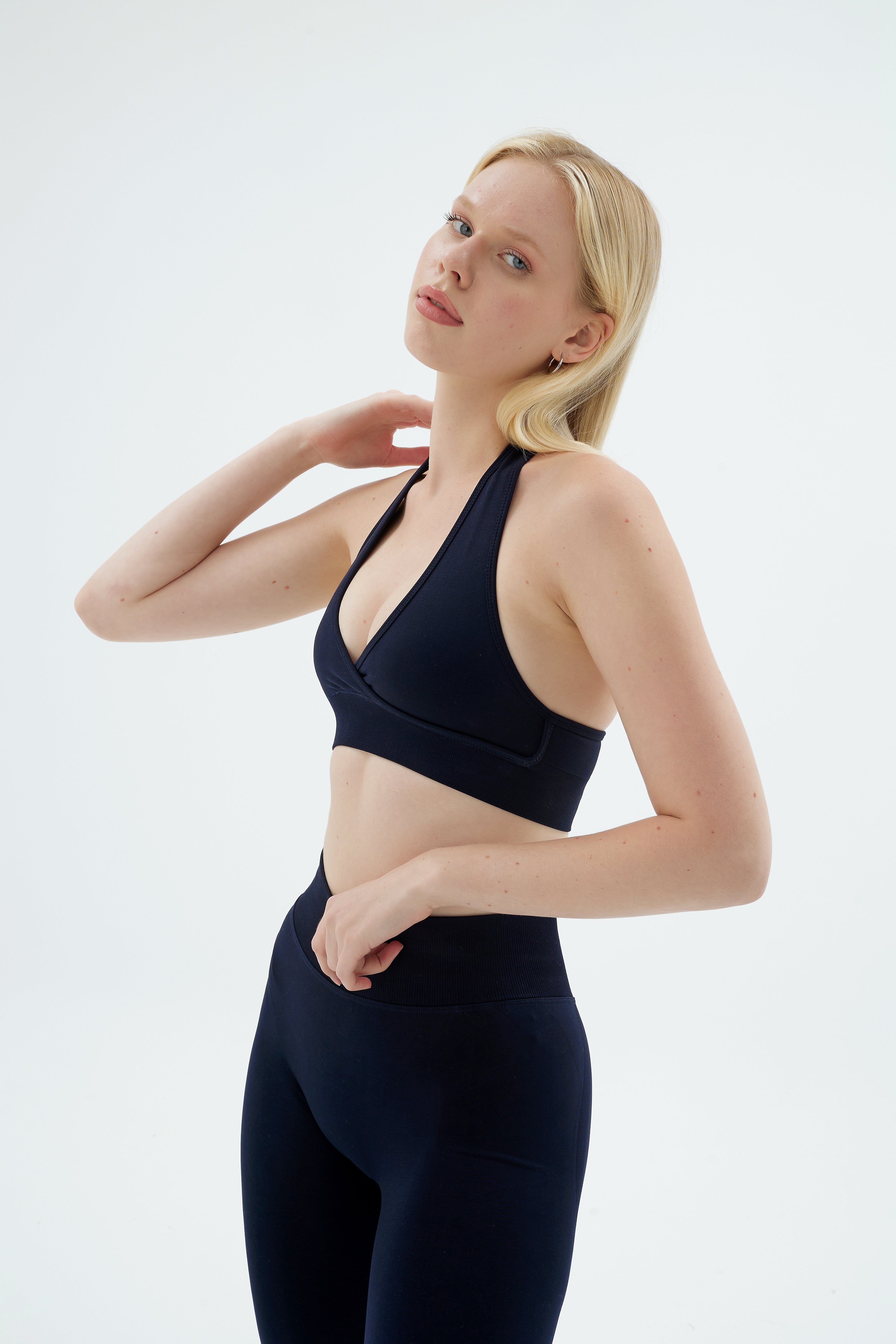 Rise Crossline Bra - Dark Blue