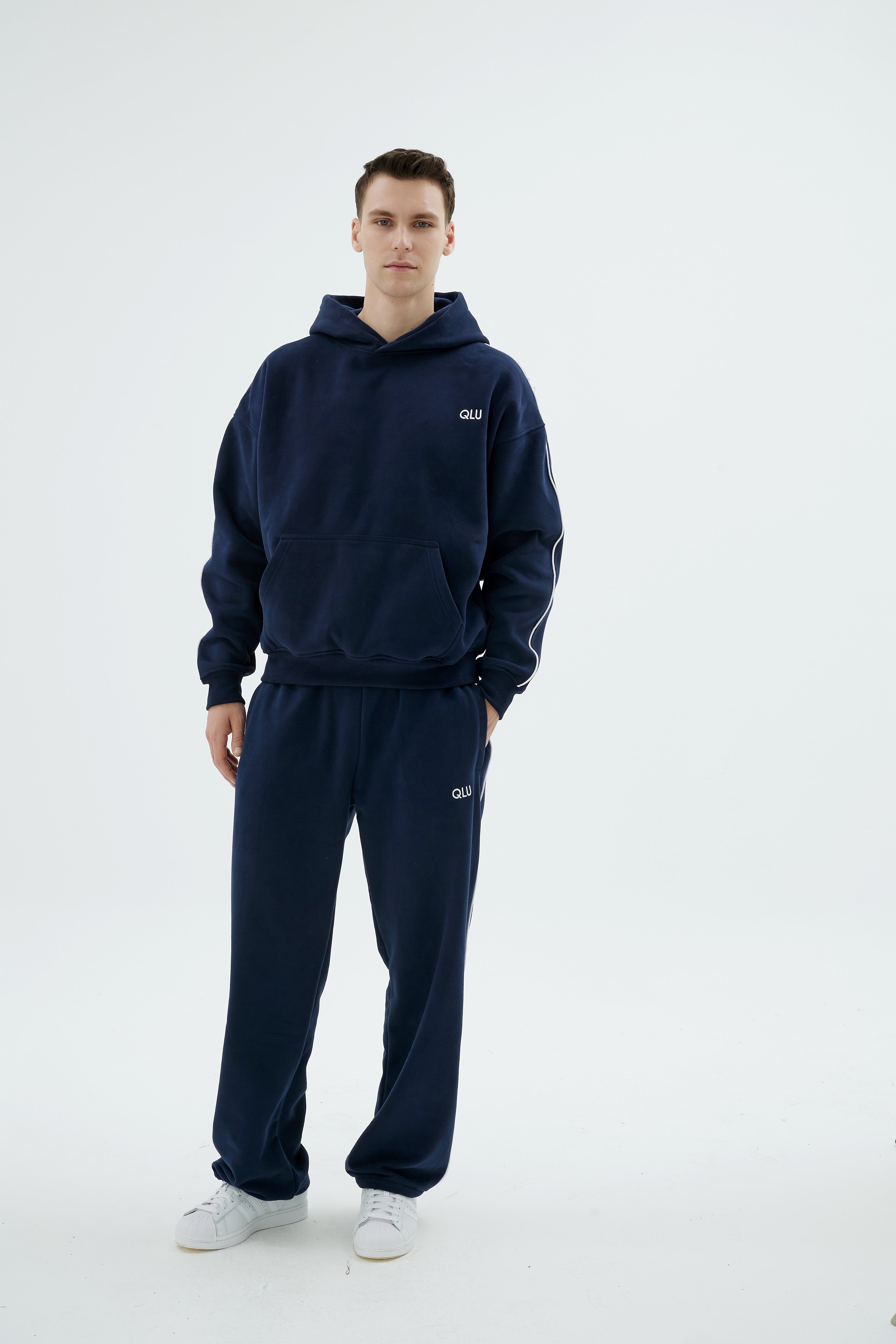 Rise Collection Erkek Line Jogger – Dark Blue