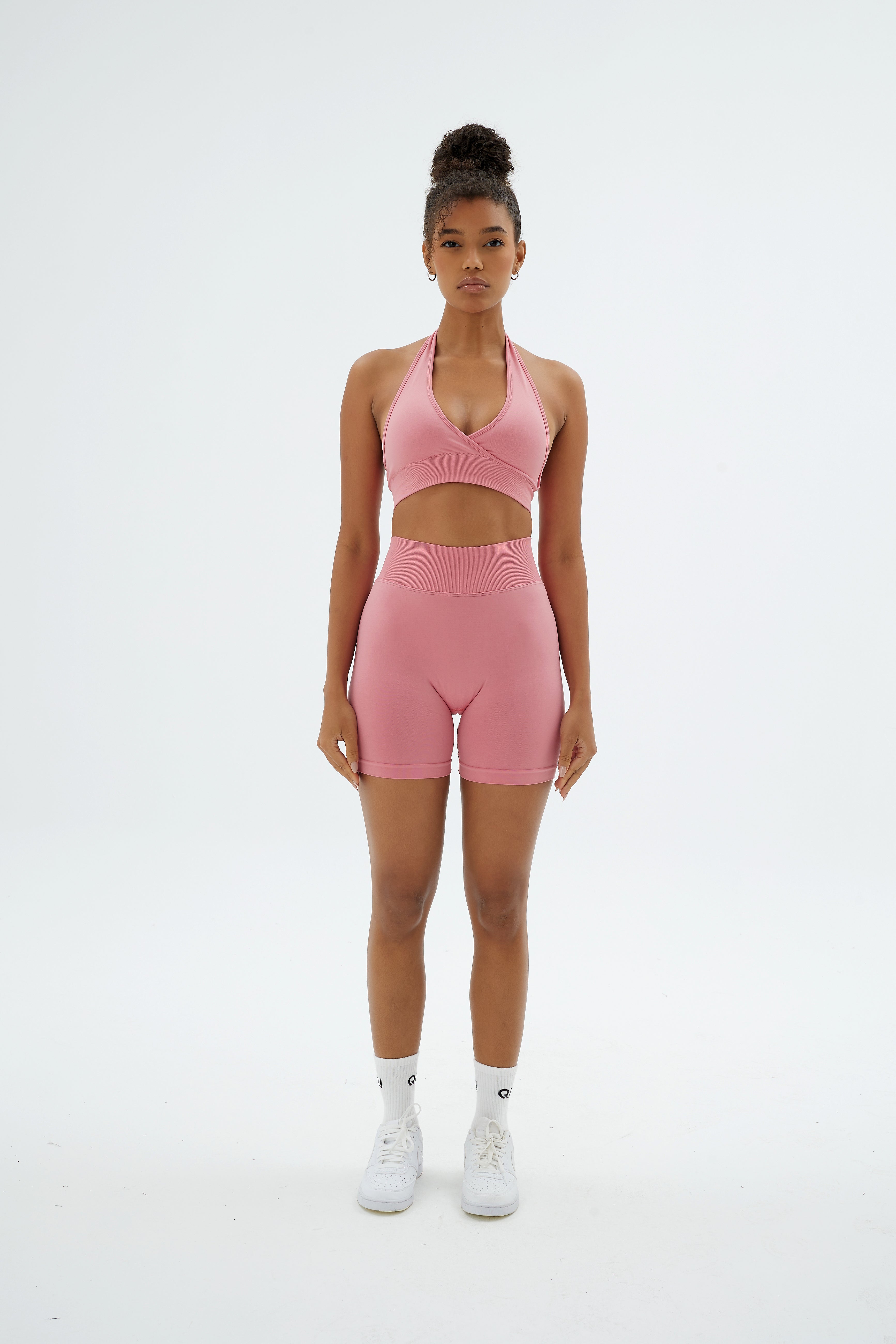 Rise Scrunch Pro Şort – Bare Pink