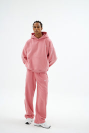 Rise Collection Erkek Line Hoodie – Bare pink