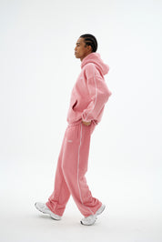 Rise Collection Erkek Line Hoodie – Bare pink