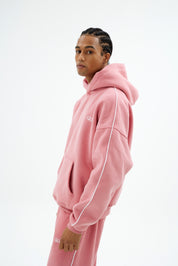 Rise Collection Erkek Line Hoodie – Bare pink
