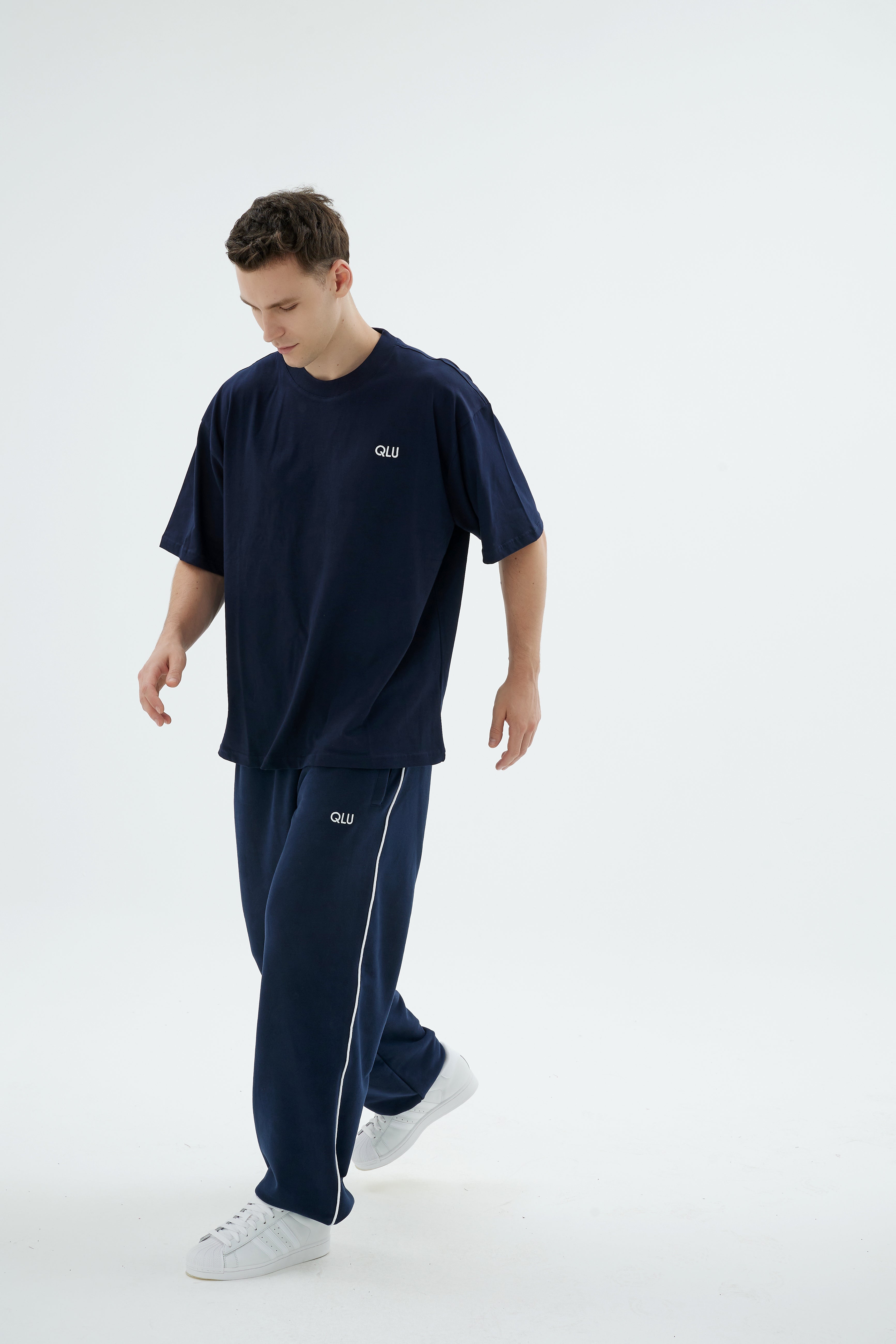 Rise Collection Erkek Line Jogger – Dark Blue