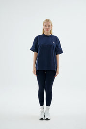 Rise Collection Kadın Combed T-Shirt – Dark Blue