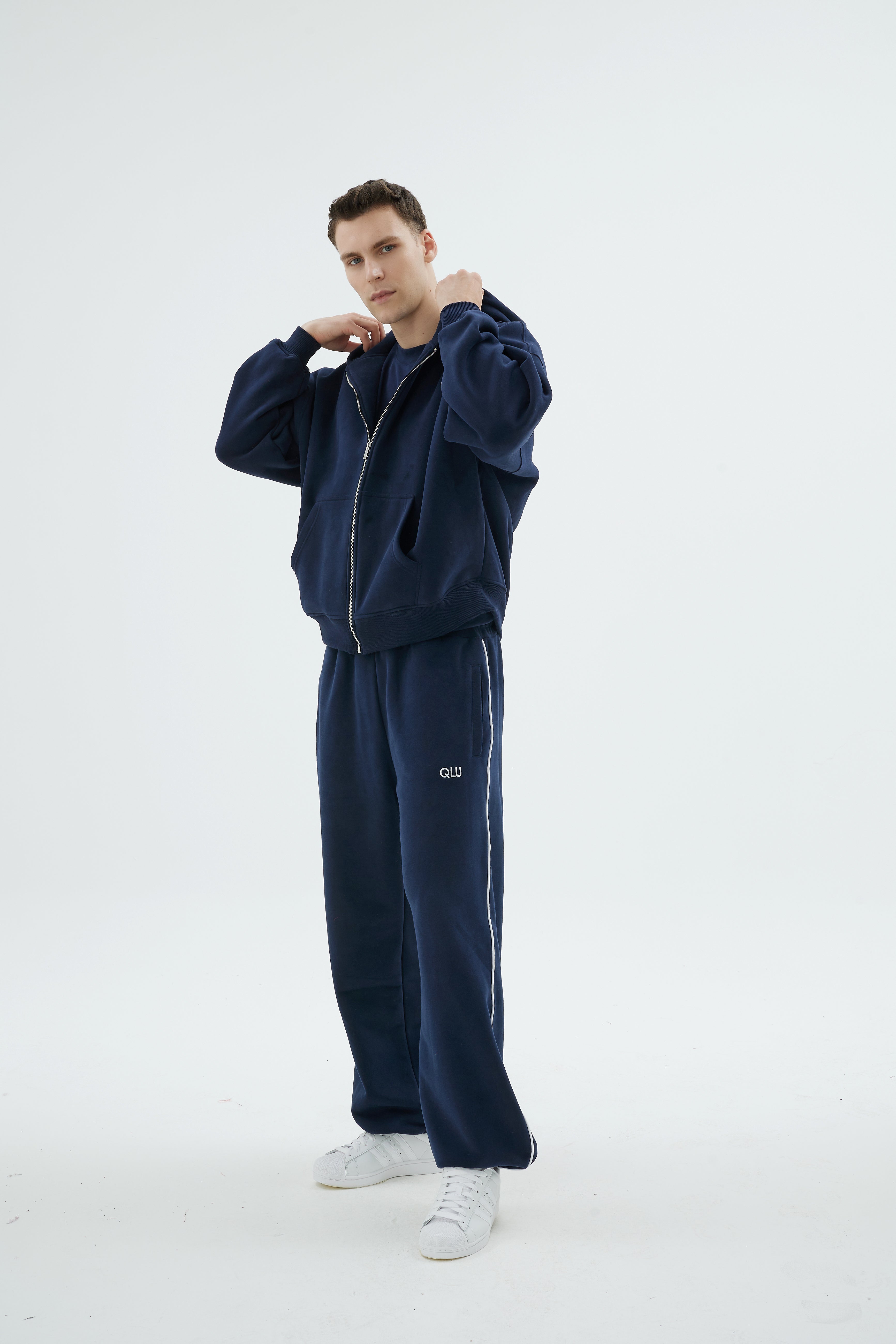 Rise Collection Erkek Line Jogger – Dark Blue