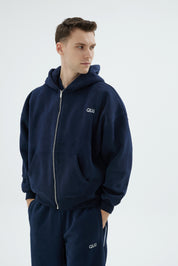 Rise Collection Erkek Zip Jacket – Dark Blue
