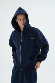 Rise Collection Erkek Zip Jacket – Dark Blue