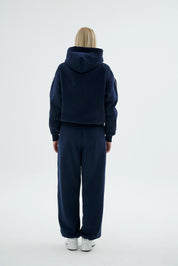 Rise Collection Kadın Line Hoodie – Dark Blue