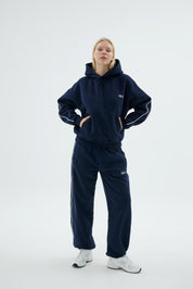 Rise Collection Kadın Line Hoodie – Dark Blue
