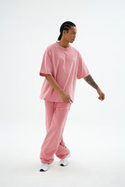 Rise Collection Erkek Combed T-Shirt – Bare Pink