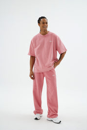 Rise Collection Erkek Combed T-Shirt – Bare Pink