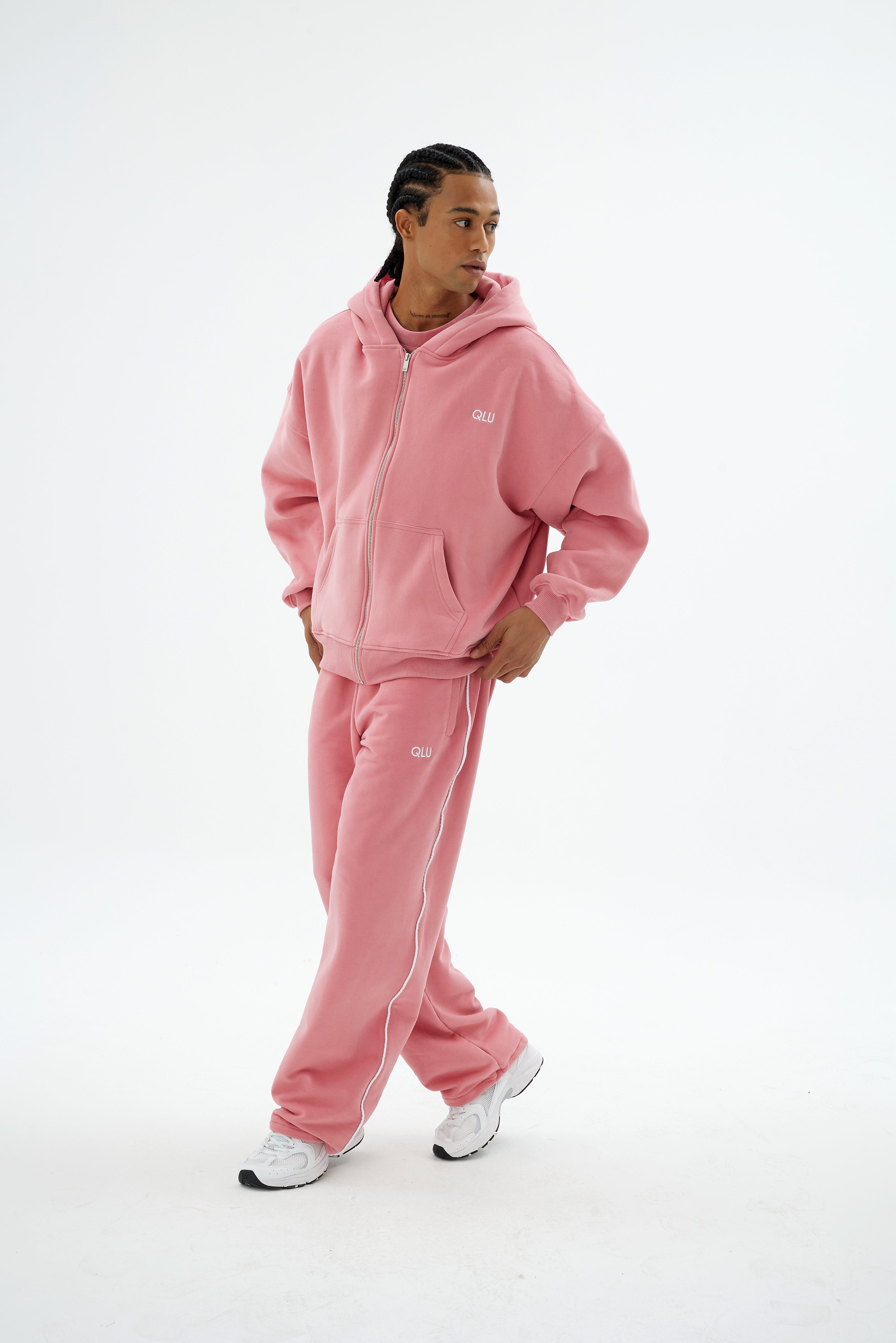 Rise Collection Erkek Zip Jacket – Bare Pink