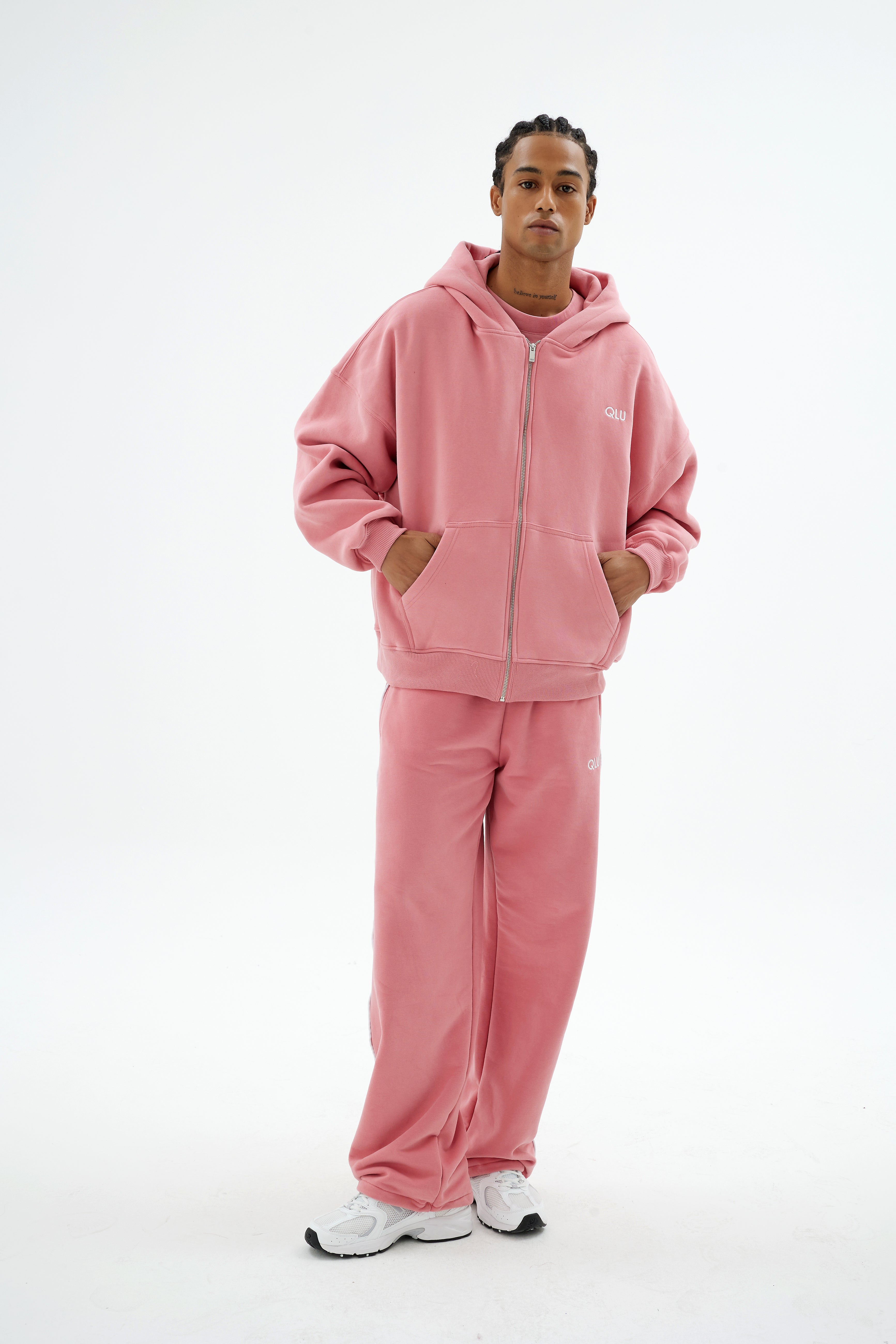 Rise Collection Erkek Zip Jacket – Bare Pink
