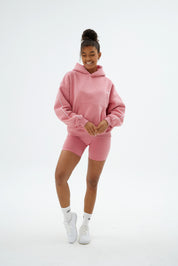 Rise Collection Kadın Line Hoodie – Bare Pink