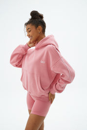 Rise Collection Kadın Line Hoodie – Bare Pink