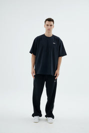 Rise Collection Erkek Combed T-Shirt – True Black