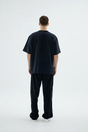 Rise Collection Erkek Line Jogger – True Black