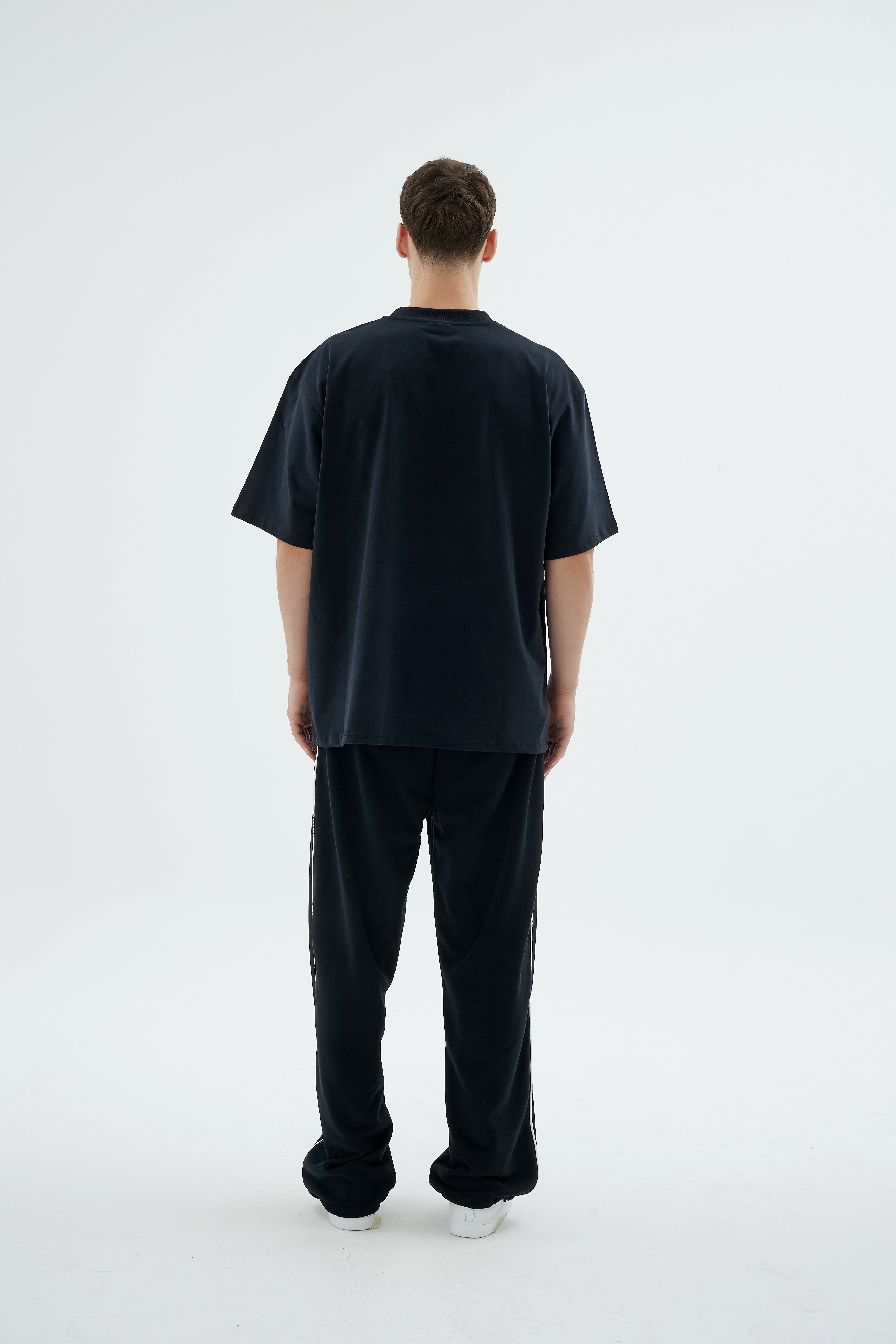 Rise Collection Erkek Line Jogger – True Black