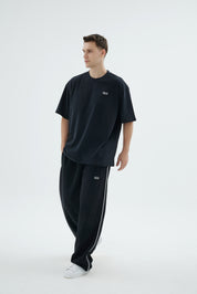 Rise Collection Erkek Line Jogger – True Black