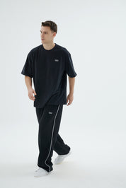 Rise Collection Erkek Combed T-Shirt – True Black
