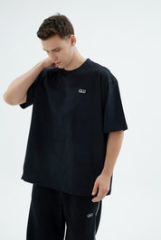Rise Collection Erkek Combed T-Shirt – True Black