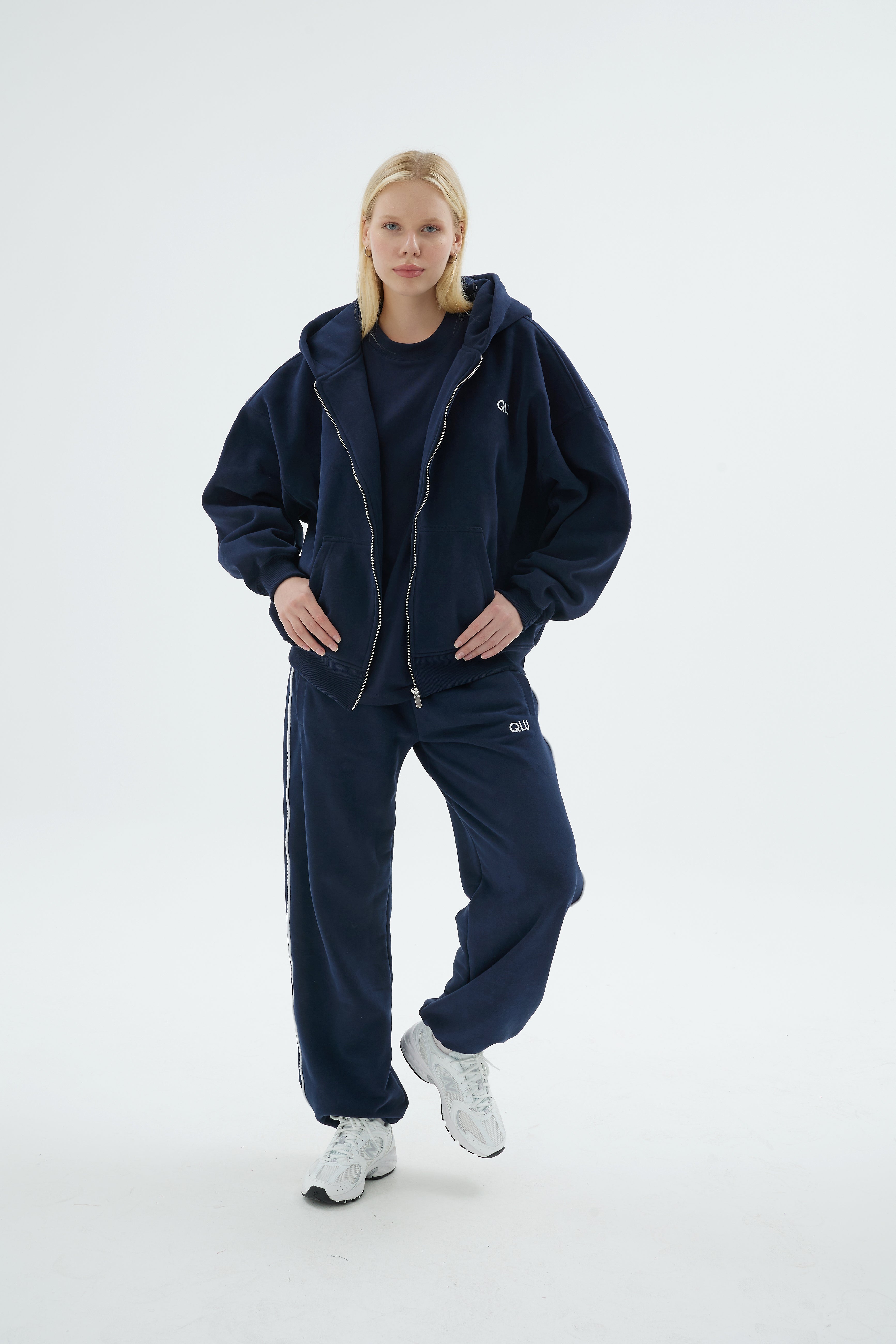 Rise Collection Kadın Line Jogger – Dark Blue