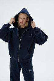 Rise Collection Kadın Zip Jacket – Dark Blue