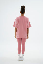 Rise Collection Kadın Combed T-Shirt – Bare Pink
