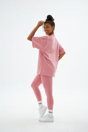 Rise Collection Kadın Combed T-Shirt – Bare Pink