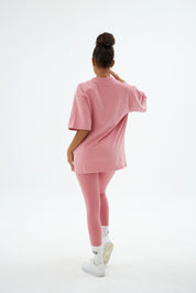 Rise Collection Kadın Combed T-Shirt – Bare Pink