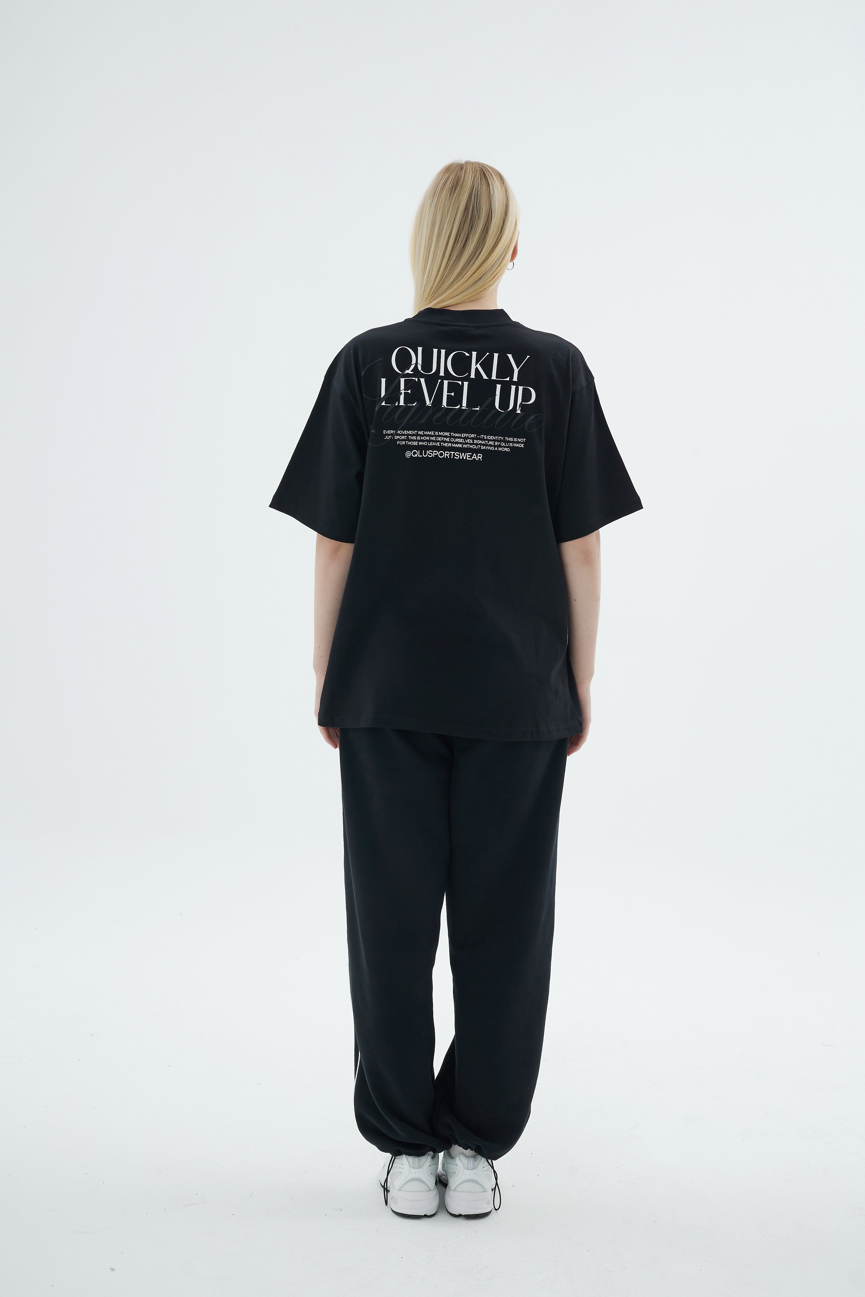 Rise Collection Kadın Line Jogger – True Black