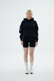 Rise Collection Kadın Line Hoodie – True Black