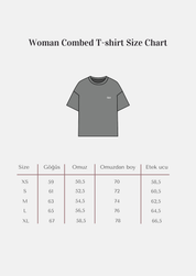 Rise Collection Kadın Combed T-Shirt – Dark Blue