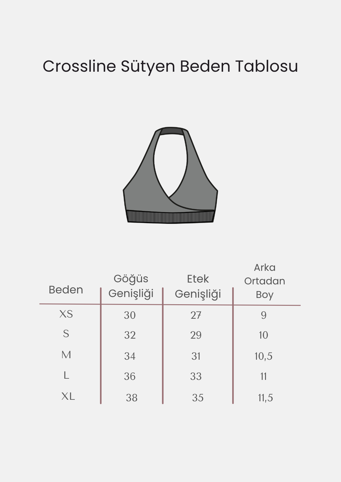 Rise Crossline Bra - True Black